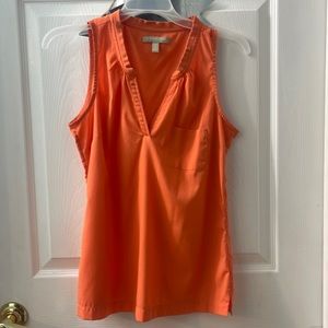 Banana Republic orange blouse